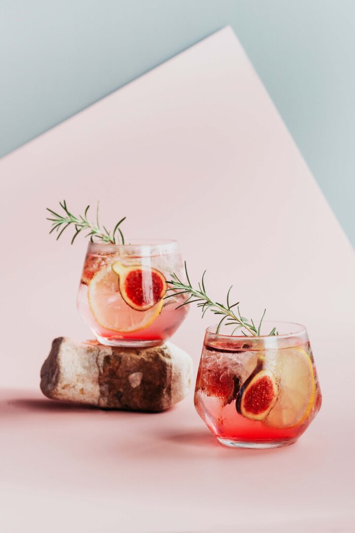 Exquisite Fig & Flora Cocktail: Botanical Delights with Vodka & Rosemary