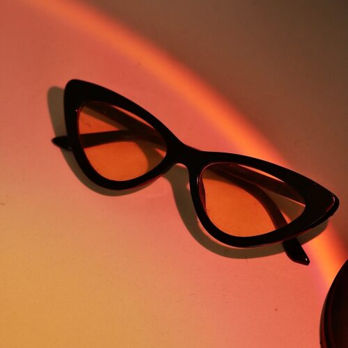 Cat-eye sunglasses desginer Altina Schinasi