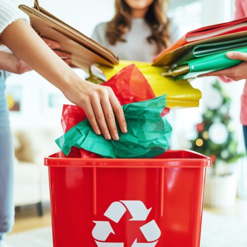 Holiday Recycling for your present trash