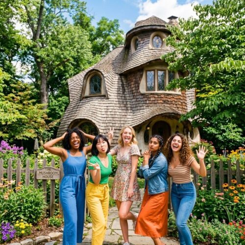 mushroom house