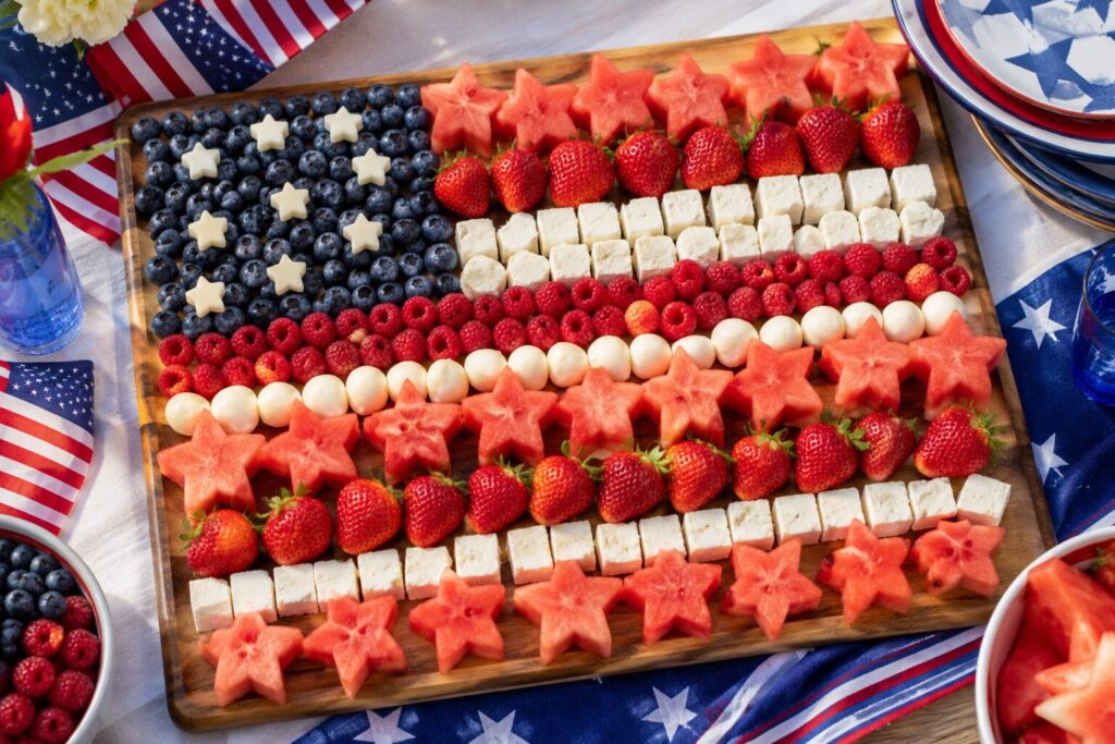 independence day watermelon cake