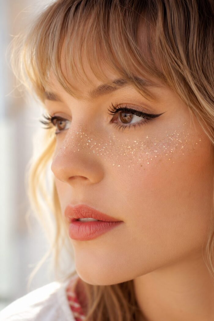 Glitter Freckles Beauty Trend Taylor Swift Helped Sparkle