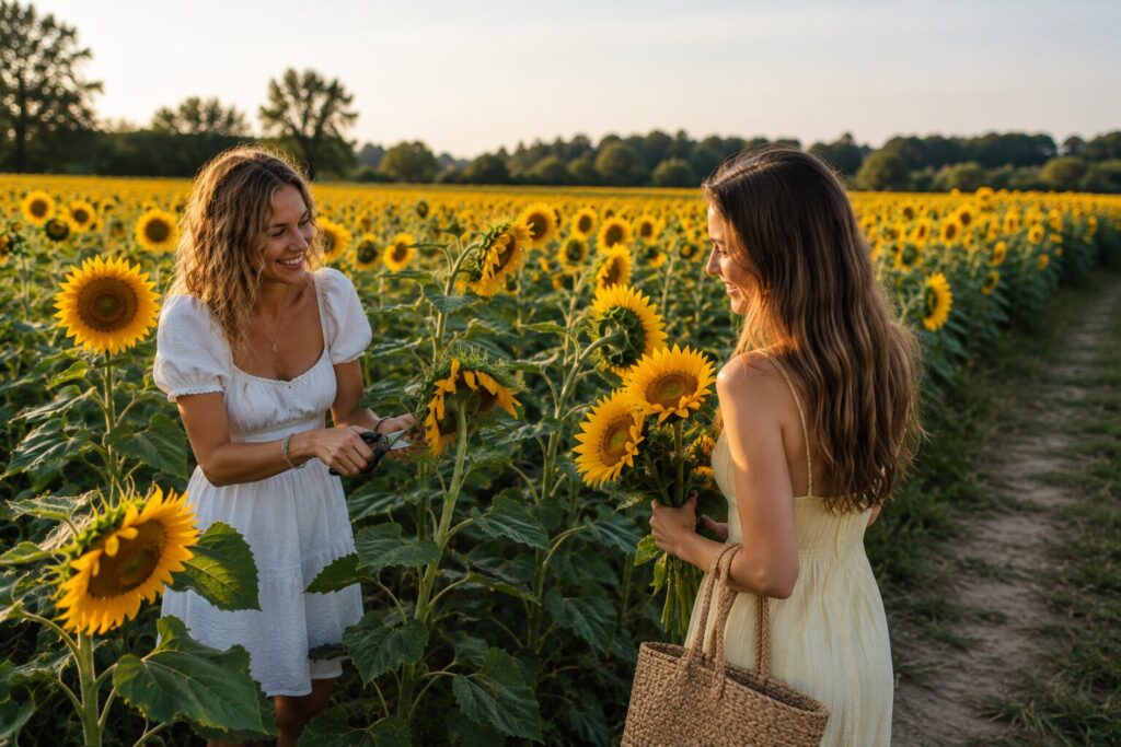 yellow sunflowers