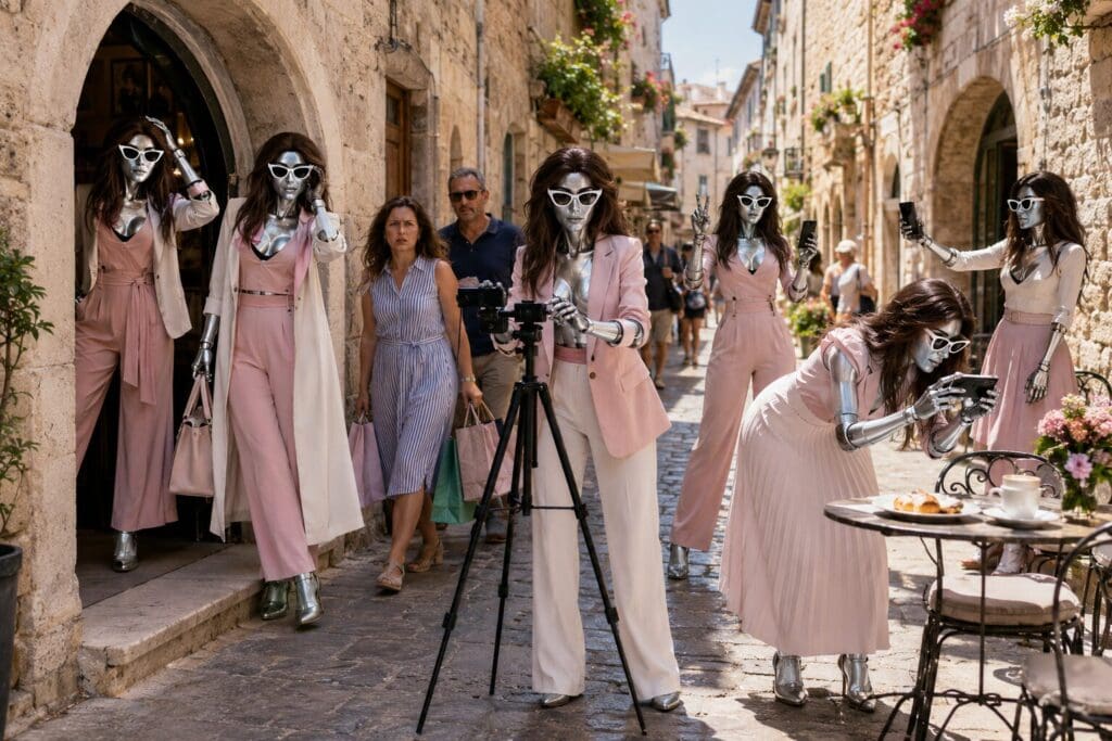 AI street takeover robots