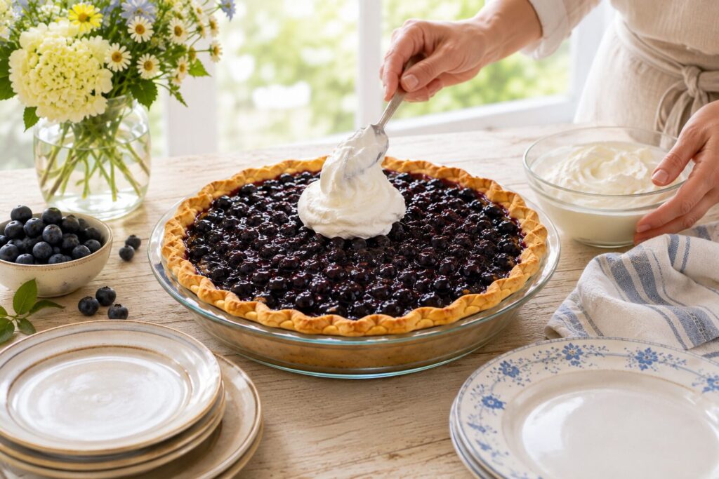 blueberry pie