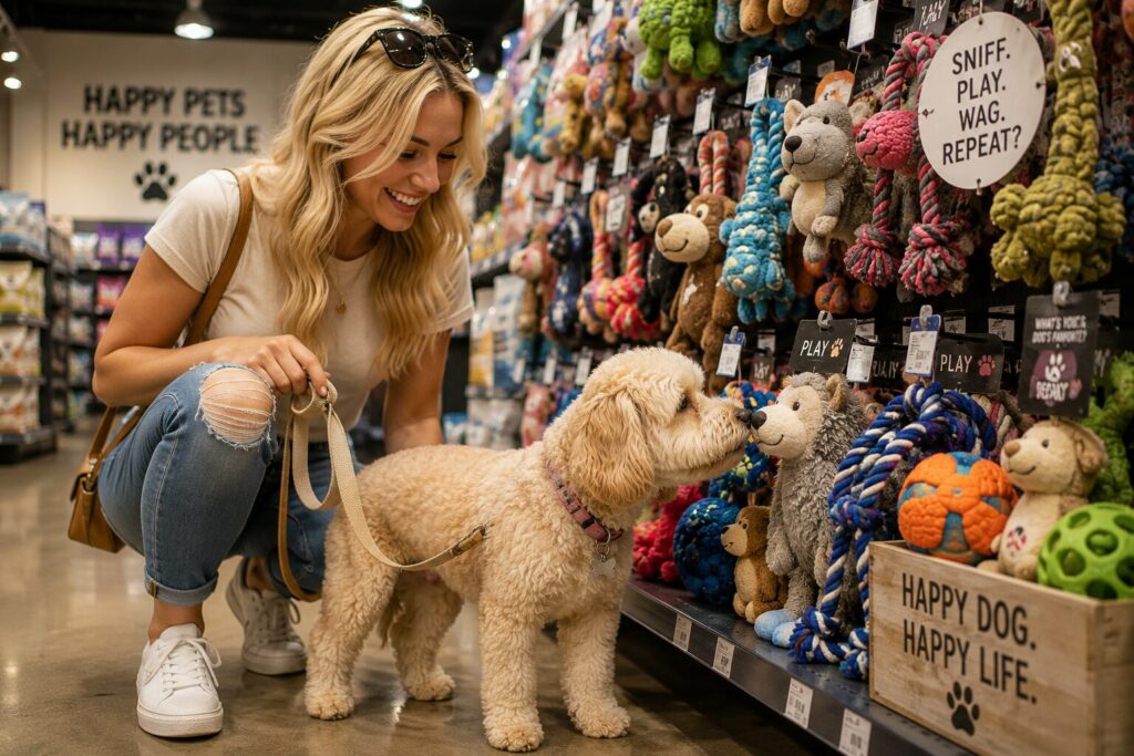 dog mom shopping
